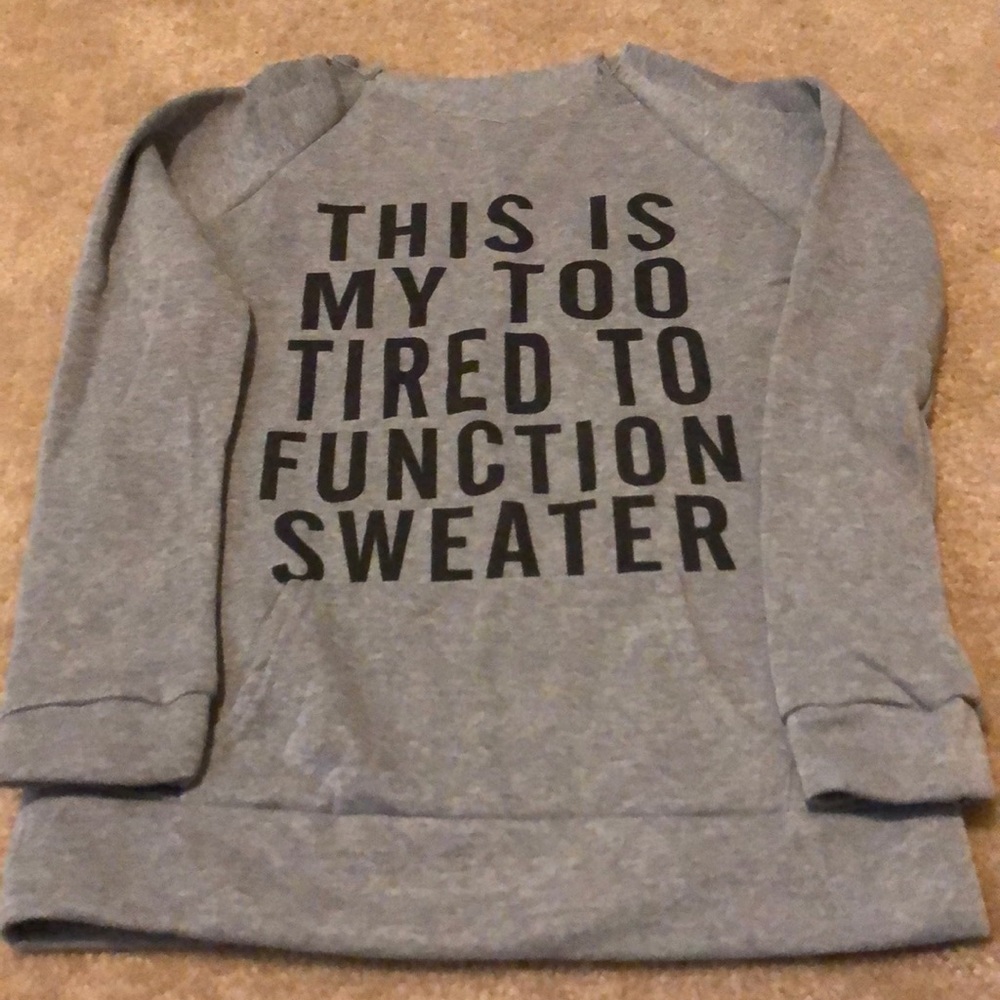 I’m too tired
